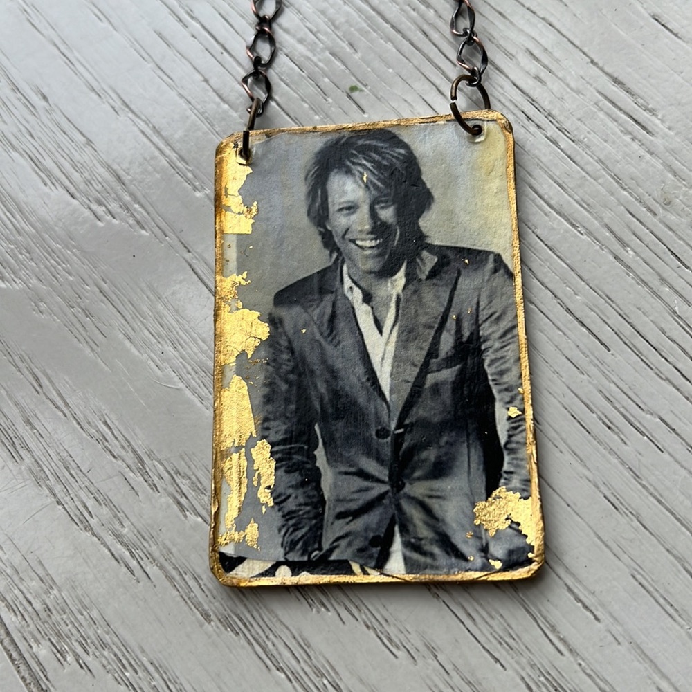 Jon BonJovi  Brass Ornament